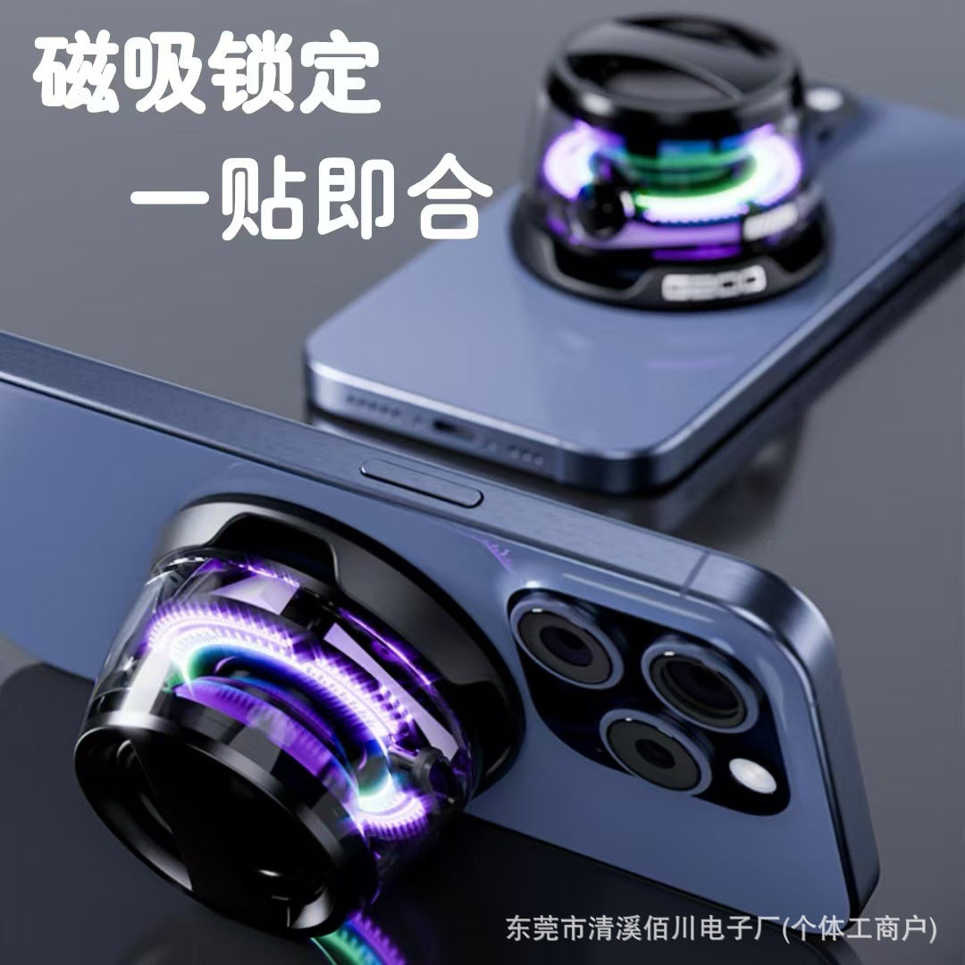 Mini Magnetic Wireless Bluetooth Bracket Small Stereo Outdoor Portable Bluetooth Stereo Desktop Mini Trendy Play Speaker