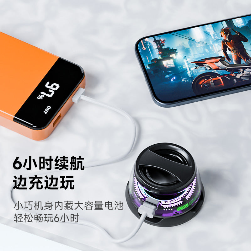 Mini Magnetic Wireless Bluetooth Bracket Small Stereo Outdoor Portable Bluetooth Stereo Desktop Mini Trendy Play Speaker